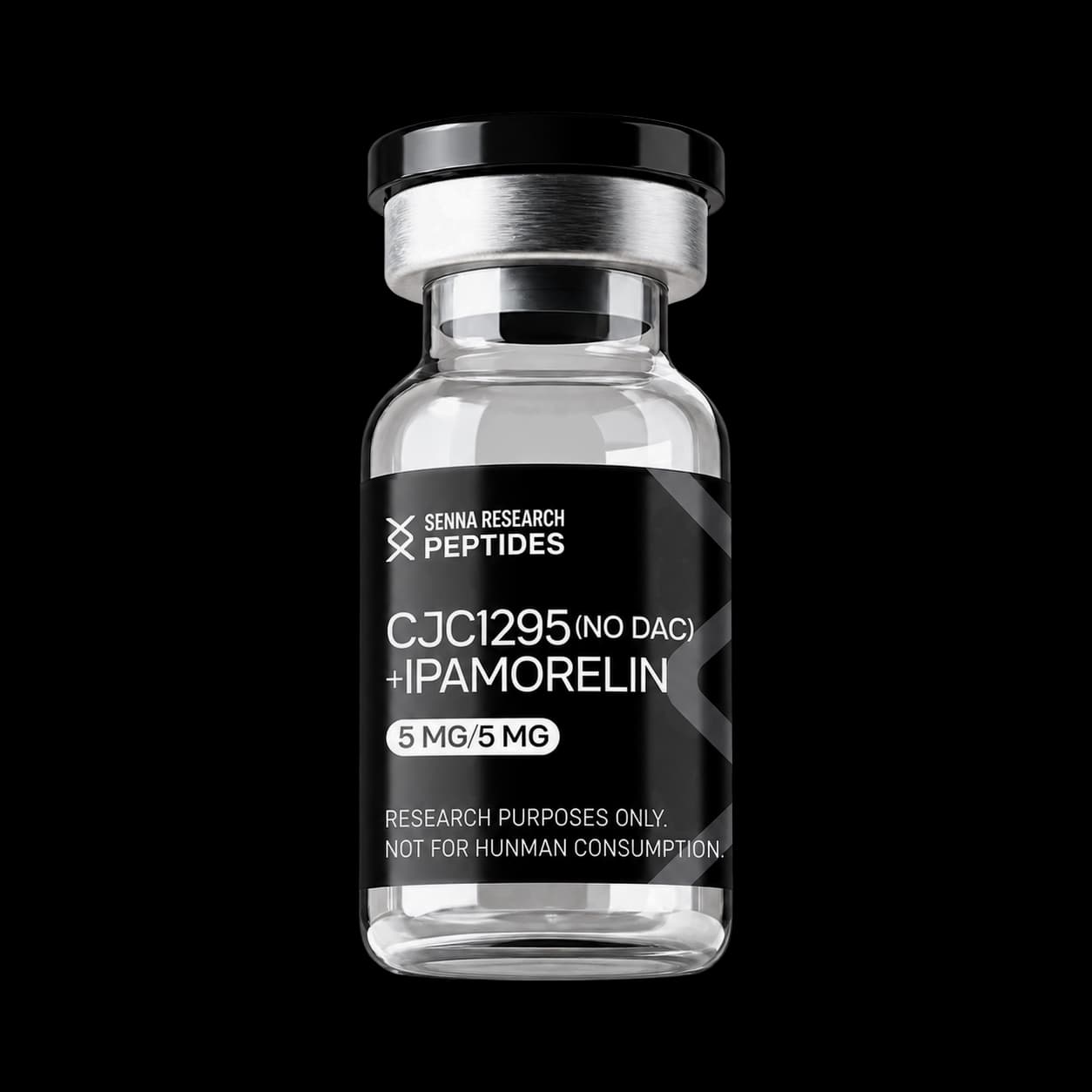 CJC-1295 (No DAC) + Ipamorelin research vial
