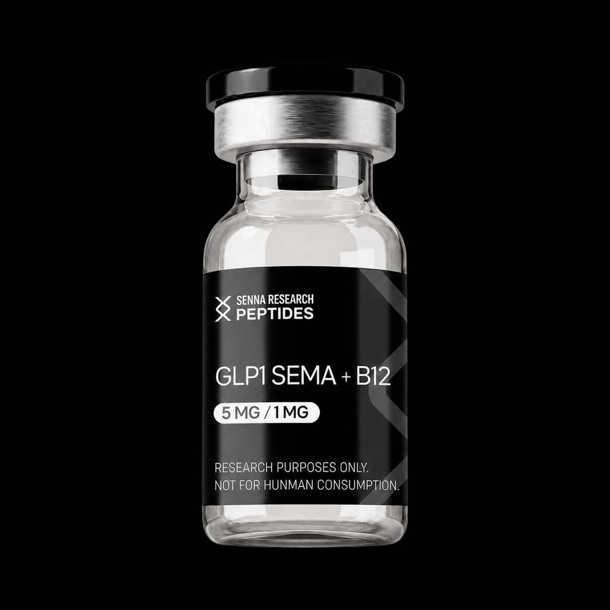GLP1 SEMA + B12 research vial